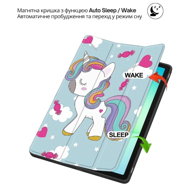 Фото - Чохол для планшету BeCover Flexible TPU Mate з кріпленням for Samsung Galaxy Tab A11 SM-X133/X135 8.7" Unicorn (715592)